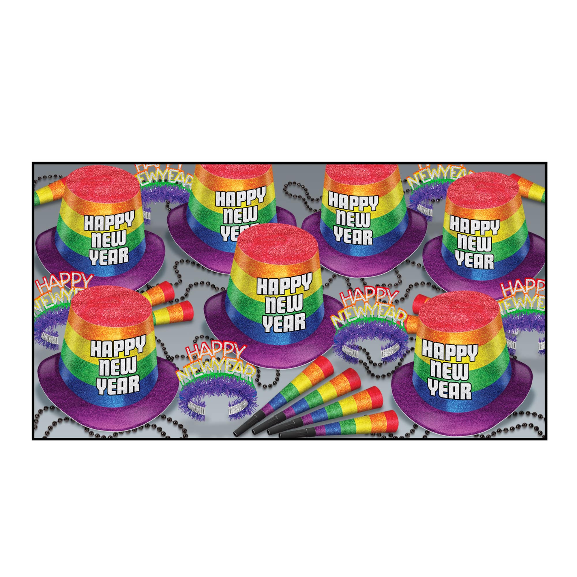 Beistle New Year Pride Party Favor Kit for 50